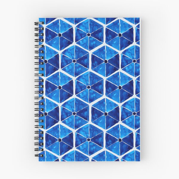 Item preview, Blue Watercolor Hexagon Tiles designed and sold by Valerie Englehart.