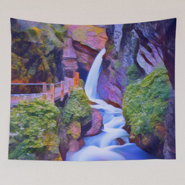 Item preview, Waterfall landscape designed and sold by MYSLc.