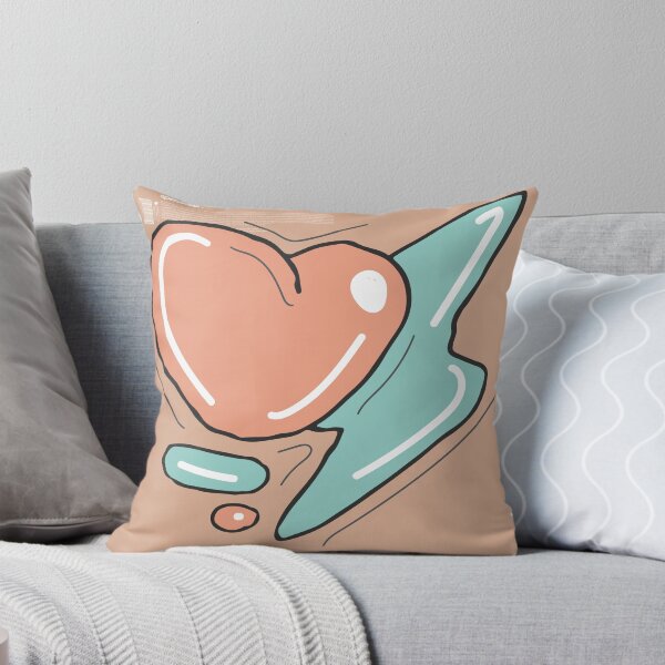 Item preview, Orange Turquoise Heart Love Icon in Motion designed and sold by spmaestax.