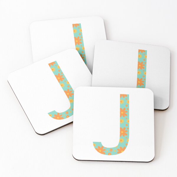 Item preview, Orange and Yellow Flower Print “J” designed and sold by Heids953.