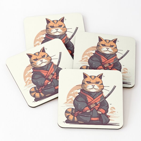 Item preview, Samurai Cat designed and sold by Amir Faysal.