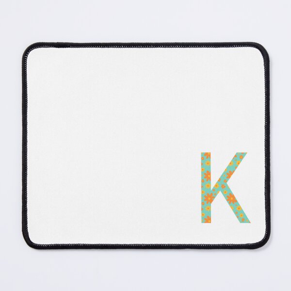 Item preview, Orange and Yellow Flower Print “K” designed and sold by Heids953.