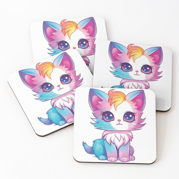 Item preview, Charming Kawaii Kitty Design | Delightful and Colorful | Cute Cat Illustration designed and sold by PopPopGfx.