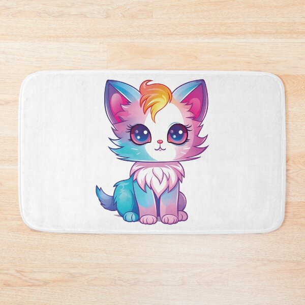Item preview, Charming Kawaii Kitty Design | Delightful and Colorful | Cute Cat Illustration designed and sold by PopPopGfx.