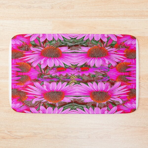 Item preview, PINK CONE ECHINACEA FLOWERS GARDEN FLORAL GREY COLOR PATTERN ART designed and sold by sharlesart.