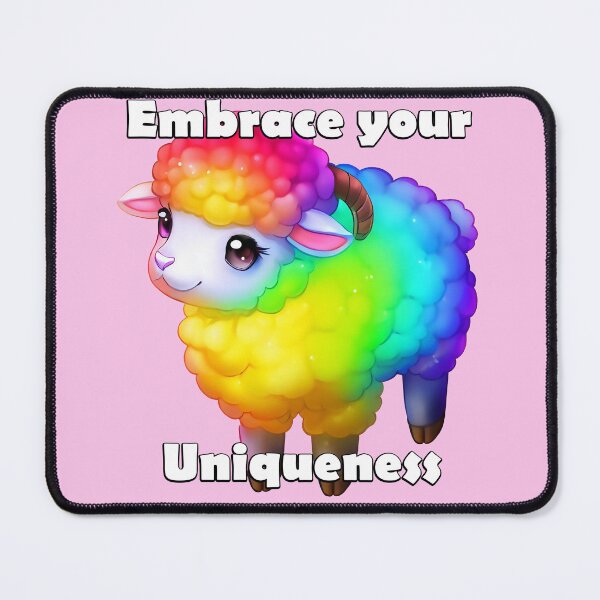 Item preview, Embrace your Uniqueness Sheep designed and sold by CritterCulture.