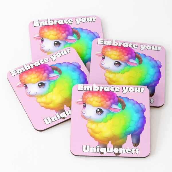 Item preview, Embrace your Uniqueness Sheep designed and sold by CritterCulture.