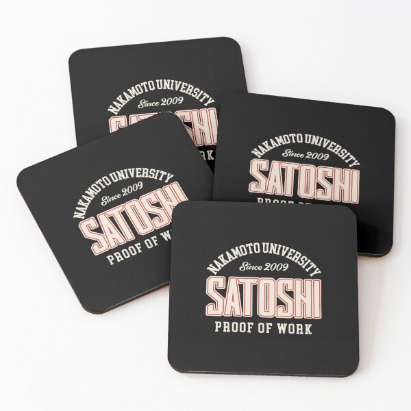 Item preview, Satoshi Nakamoto Bitcoin University Proof Of Work Design designed and sold by RektRepublic.
