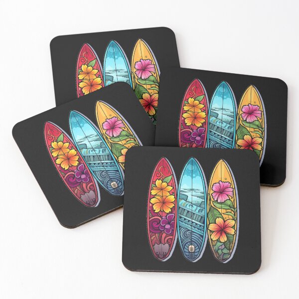 Item preview, Riding the Rainbow Waves: A Vibrant Surfboard Adventure designed and sold by A2Z-Printz.