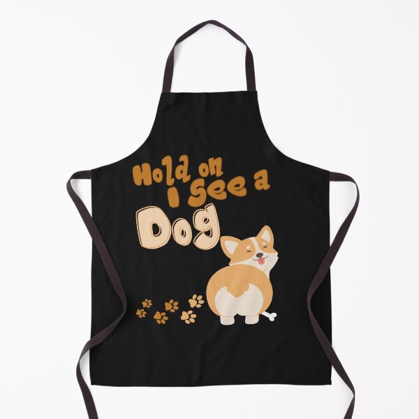 Item preview, Hold on I see a dog Cute Corgy designed and sold by JacoBeatzShop.
