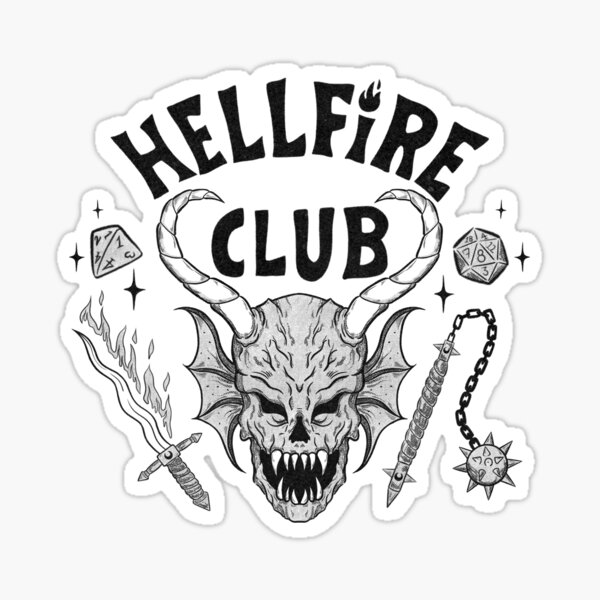 Item preview, Stranger Things Hellfire Club x Mystic Heart designed and sold by Mystic Heart.
