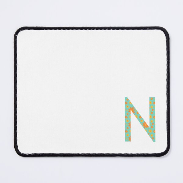 Item preview, Orange and Yellow Flower Print “N” designed and sold by Heids953.