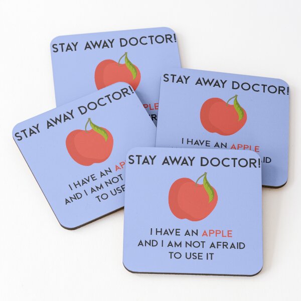 Item preview, Stay away doctor! I have an apple and i am not afraid to use it designed and sold by scientiafemina.