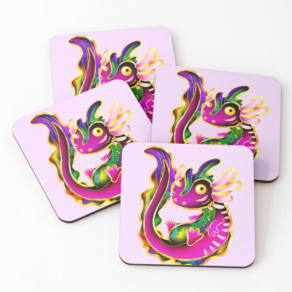 Item preview, Galaxy axolotl  designed and sold by Icydragon’s artworks.