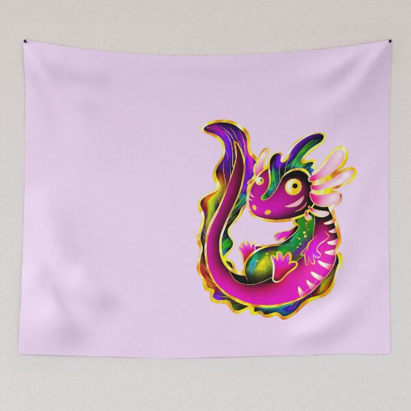 Item preview, Galaxy axolotl  designed and sold by Icydragon’s artworks.