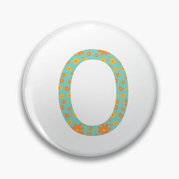 Item preview, Orange and Yellow Flower Print “O” designed and sold by Heids953.