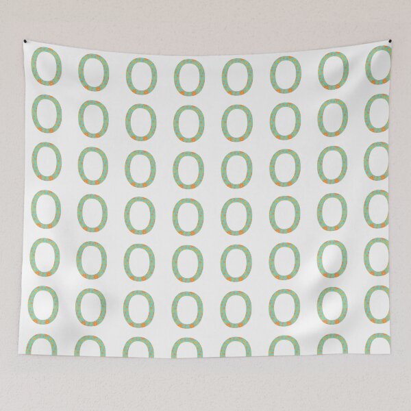 Item preview, Orange and Yellow Flower Print “O” designed and sold by Heids953.