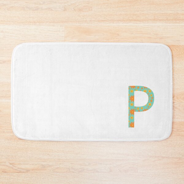 Item preview, Orange and Yellow Flower Print “P” designed and sold by Heids953.