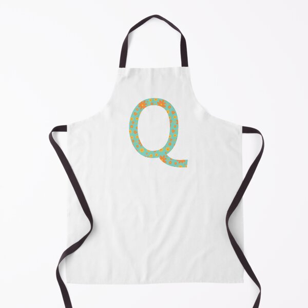 Item preview, Orange and Yellow Flower Print “Q” designed and sold by Heids953.