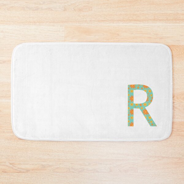 Item preview, Orange and Yellow Flower Print “R” designed and sold by Heids953.