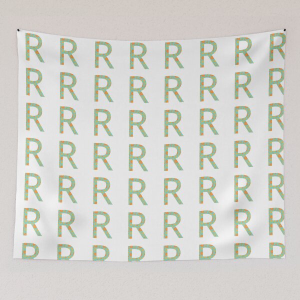 Item preview, Orange and Yellow Flower Print “R” designed and sold by Heids953.