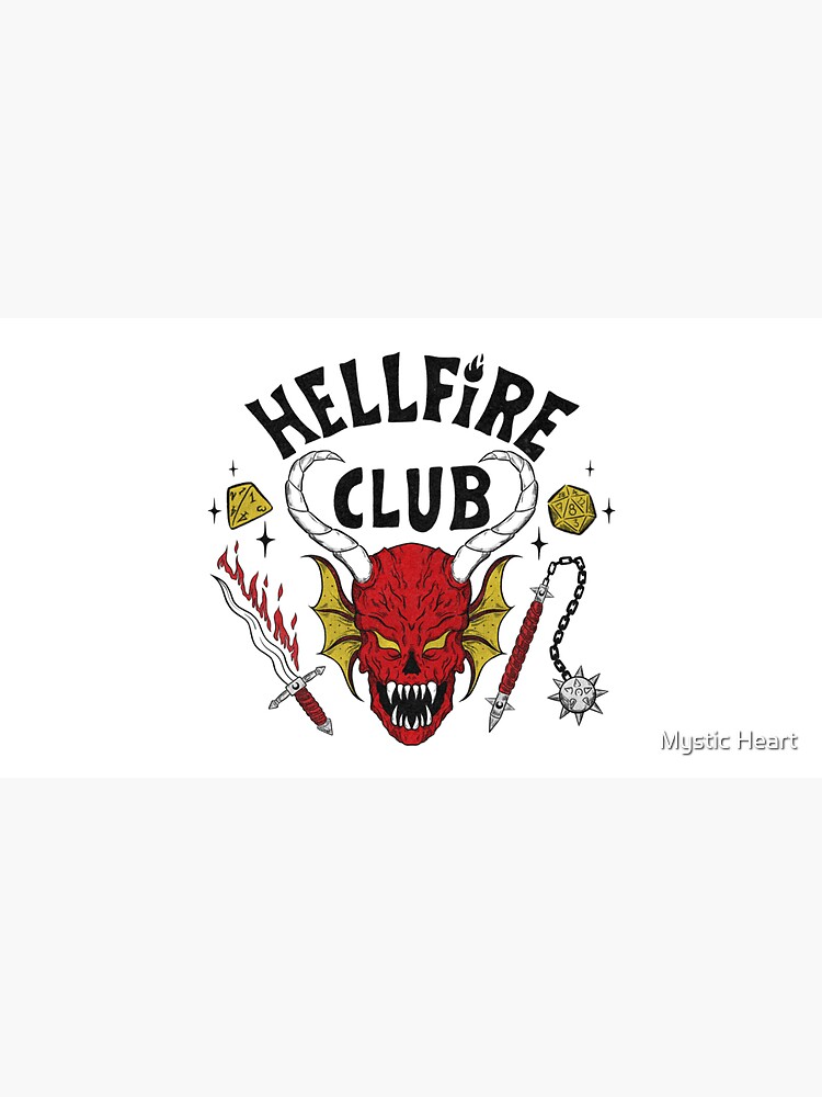Thumbnail 7 of 7, Cap, Stranger Things Hellfire Club x Mystic Heart color designed and sold by MysticHeartArt.