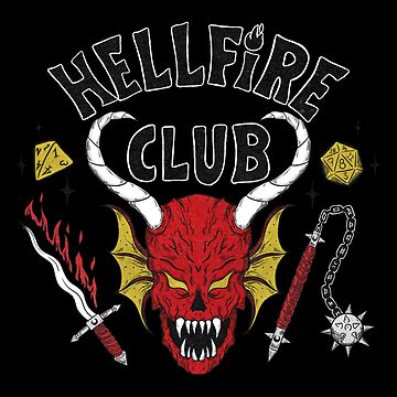 Artwork thumbnail, Stranger Things Hellfire Club x Mystic Heart color by Mystic Heart