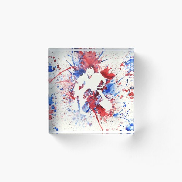 Hockey explosion Acrylic Block
