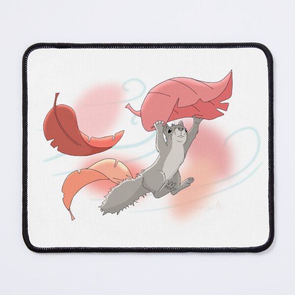Item preview, Flying Squirrel with Fall Leaves designed and sold by RhondaLuluArt.