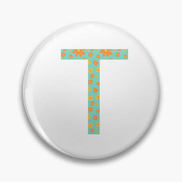 Item preview, Orange and Yellow Flower Print “T” designed and sold by Heids953.