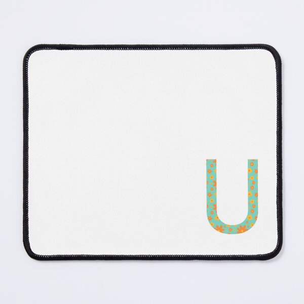 Item preview, Orange and Yellow Flower Print “U” designed and sold by Heids953.