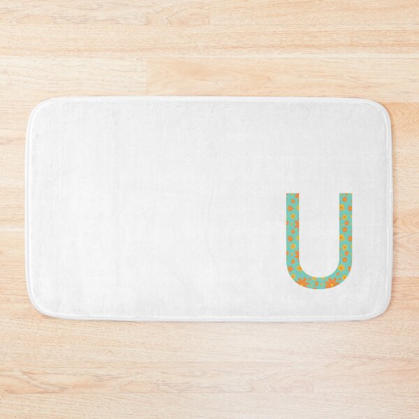 Item preview, Orange and Yellow Flower Print “U” designed and sold by Heids953.