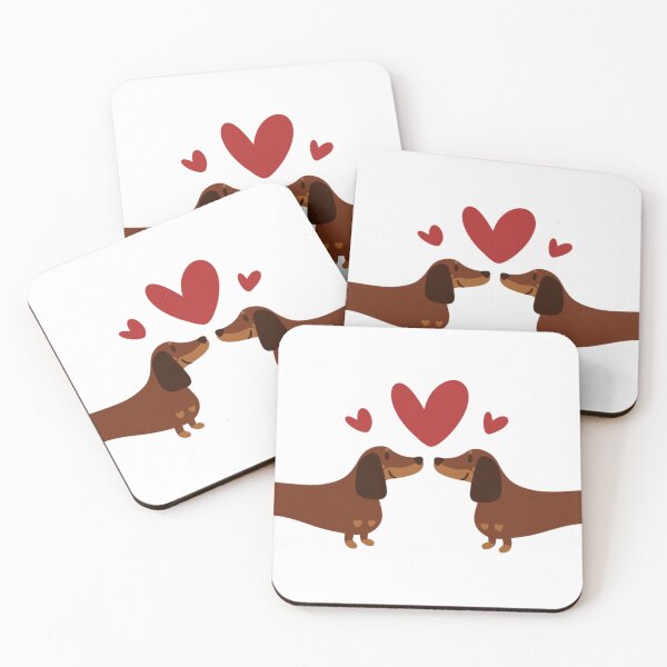 Item preview, Dachshounds in love designed and sold by palziemuhely.
