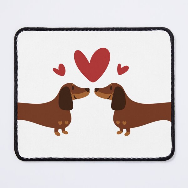 Item preview, Dachshounds in love designed and sold by palziemuhely.