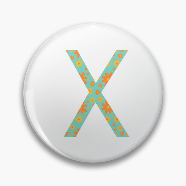 Item preview, Orange and Yellow Flower Print “X” designed and sold by Heids953.