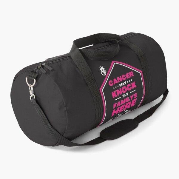 Item preview, Breast cancer awareness pink ribbon Cancer may knock but family's here designed and sold by shaderepublic.
