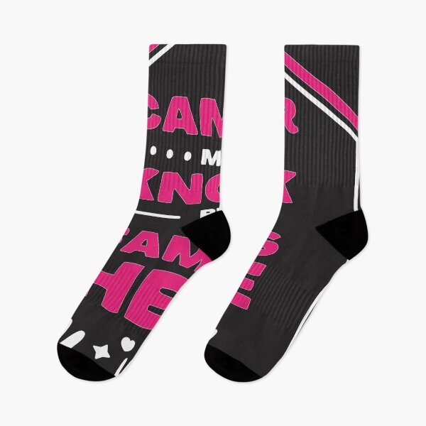 Item preview, Breast cancer awareness pink ribbon Cancer may knock but family's here designed and sold by shaderepublic.