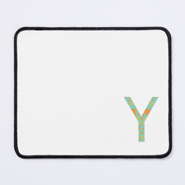 Item preview, Orange and Yellow Flower Print “Y” designed and sold by Heids953.