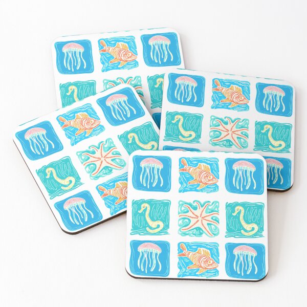 Item preview, Abstract ocean life pattern designed and sold by Outofdream1.