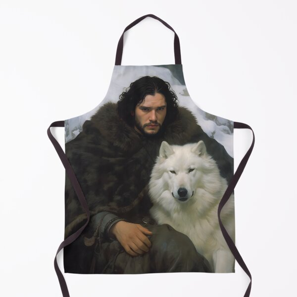 Item preview, Winter's Guardian with Direwolf - Inspired by Northern Throne Legends designed and sold by nightfallcanvas.