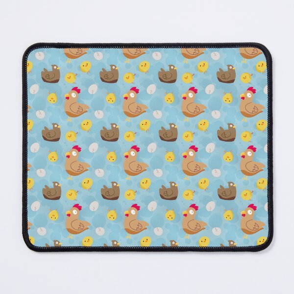 Item preview, Chicken and Chick Pattern (Blue) designed and sold by ayjaydraws.