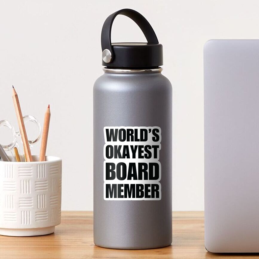 "Funny World's Okayest Board Member Gifts For Board Members Coffee Mug