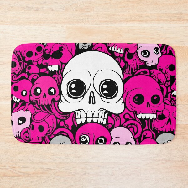 Item preview, Hot Pink Skulls designed and sold by NOTSNIW ART.