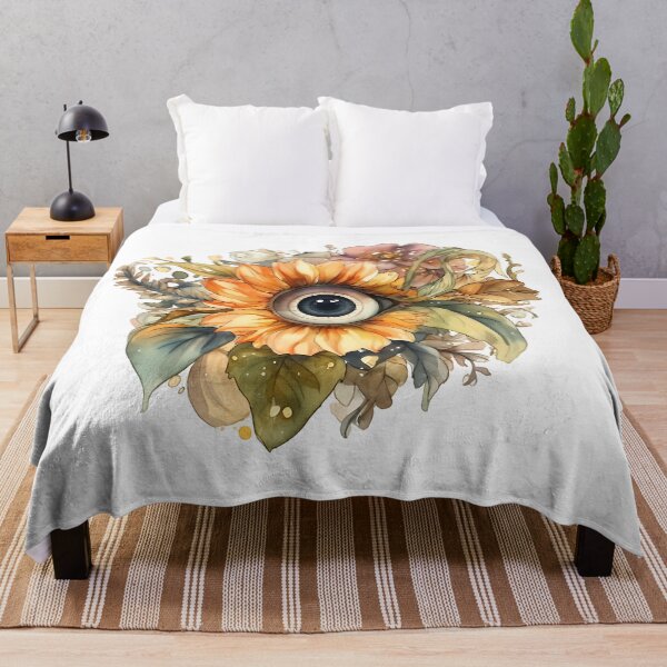 Artikelvorschau, Mystische Blume mit Auge. Modisch stilisierte visionäre Blume im Stil von Alice im Wunderland. mit Auge. Modisch stilisierte visionäre Blume im Stil von Alice im Wunderland. entworfen und verkauft von Anastasiia Yurevych.