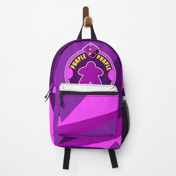 Item preview, Purple Meeple with Dice: Lines Design designed and sold by csalvati77.