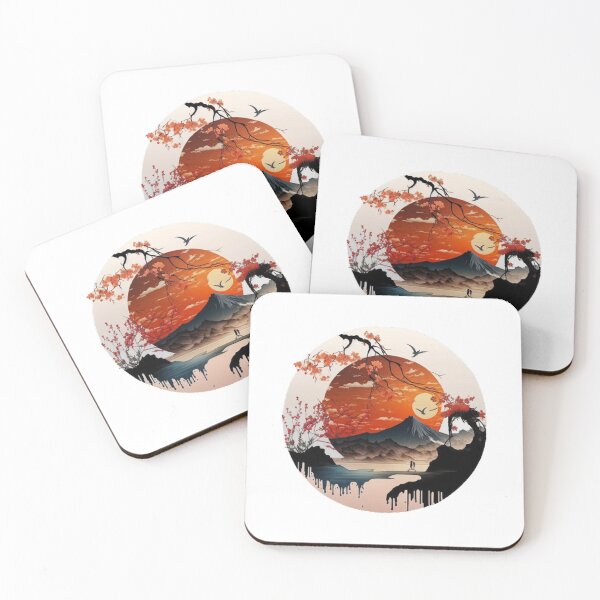 Item preview,  "Harmony in Sakura: Captivating Japanese Landscapes on Redbubble" designed and sold by DesignHeaven24.
