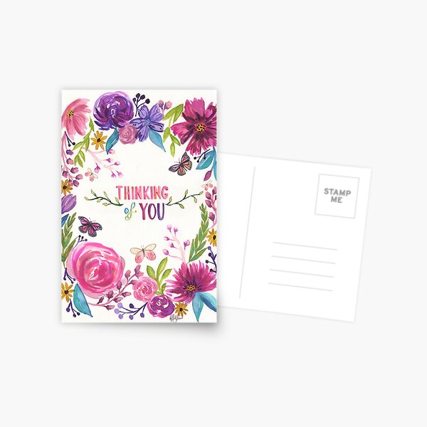 Thinking of You Card Postcard