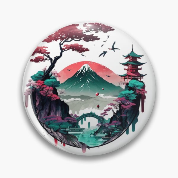 Artikelvorschau,  "Harmony in Sakura: Captivating Japanese Landscapes on Redbubble" entworfen und verkauft von DesignHeaven24.