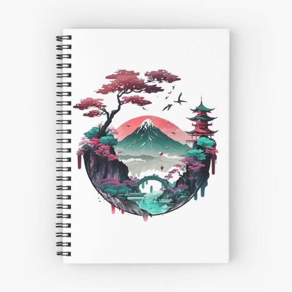 Item preview,  "Harmony in Sakura: Captivating Japanese Landscapes on Redbubble" designed and sold by DesignHeaven24.