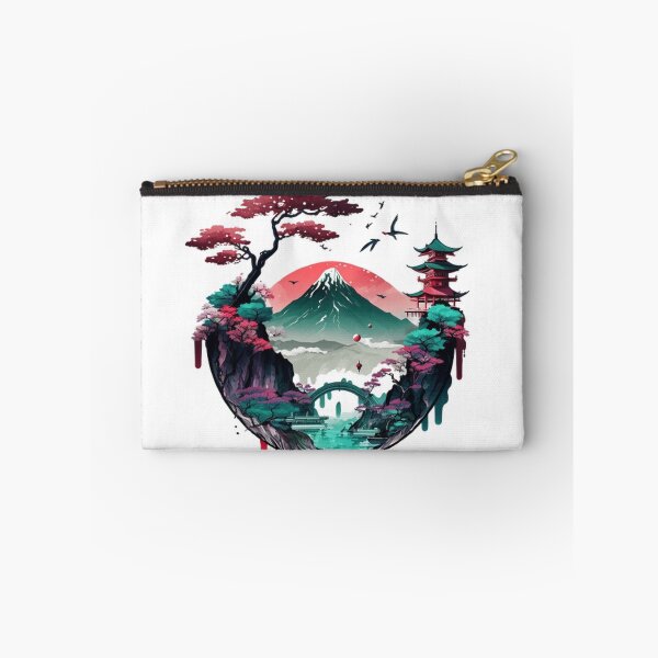Item preview,  "Harmony in Sakura: Captivating Japanese Landscapes on Redbubble" designed and sold by DesignHeaven24.